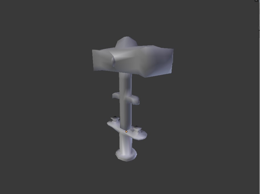 Low Poly Mace preview image 1